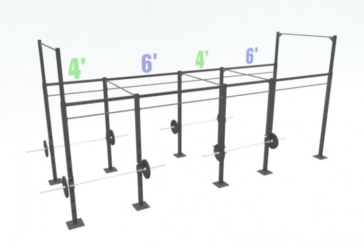 20ft CrossRig with (4) 3ft Extensions