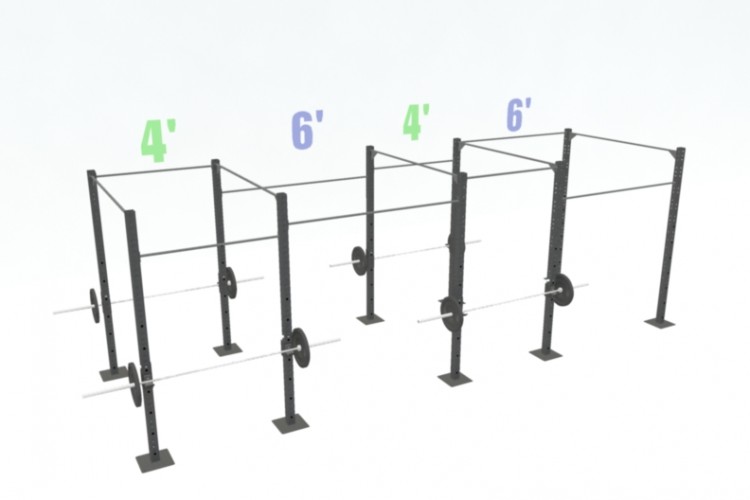 20' Single Bar Free Standing Rig 