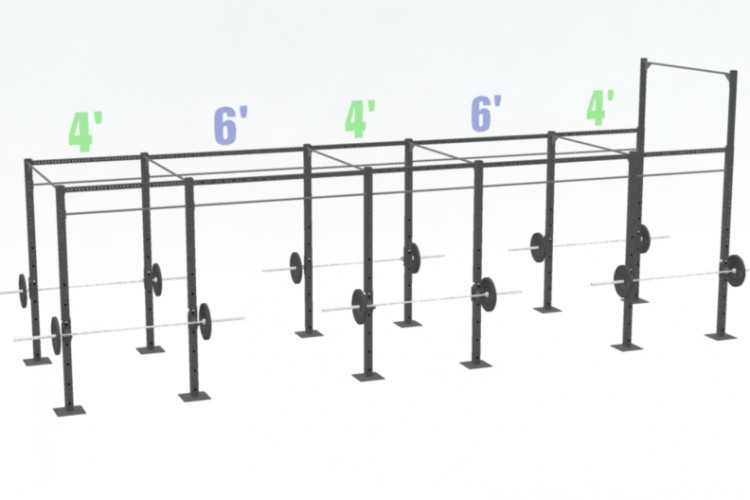 24ft Cross Rig with (2) 3ft Extensions