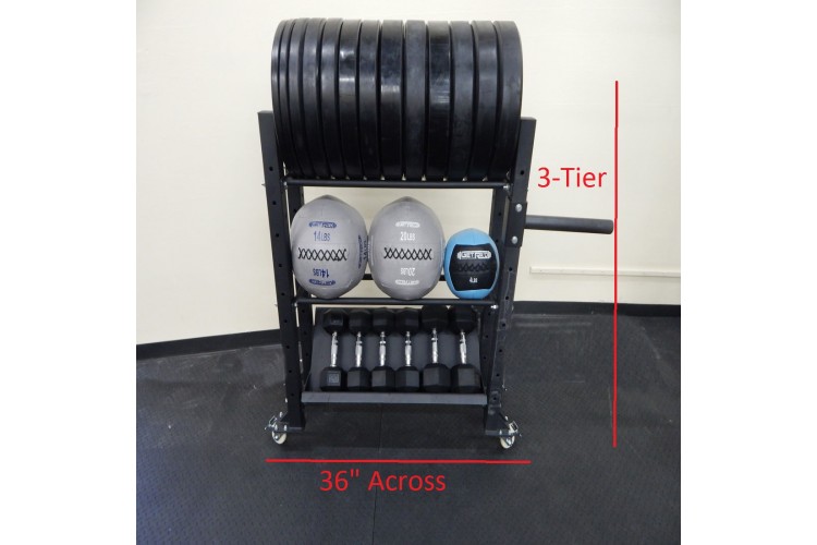 3-Tier Adaptive Storage 36"