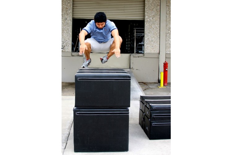 Velcro to hold the Safe Plyos together for easier stacking