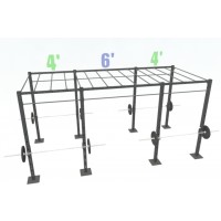 14ft Cross Rig with (11) Monkey Bars