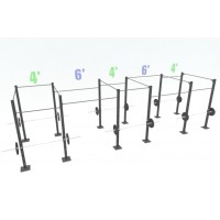 24' FreeStanding Basic Single Bar Rig