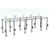 24' Cross Rig Intermediate (1) - 2' Monkey Bar Spacing