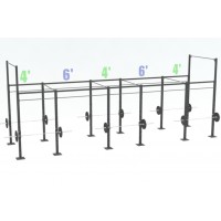 24ft Cross Rig with (4) 3ft Extensions
