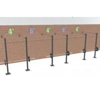 24' Wall CrossRig SINGLE Bars
