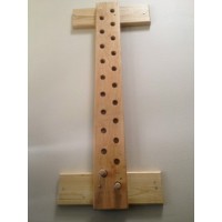 Peg Board when mounted to wall (please note item does not come with the 2 boards that are mounted to wall)