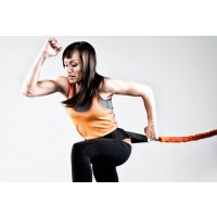 Comes with: (1) Anchor (1) Power Pull Belt (1) 6' Stretchable Resistance with Cover