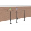 10' Wall-Mount Rig SINGLE Bars