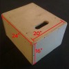 16x20x24 Wooden PlyoBox
