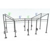 20ft Cross Rig with (1) 4ft Level up, (1) 6ft Level up and (8) Monkey Bars