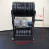 3-Tier Adaptive Storage 36"