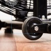 XeBeX Fitness Air Bike Transport Wheels for easy movement or storage