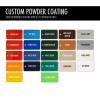 Custom Powder Coating (applies to uprights only)